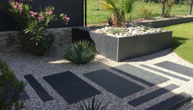 Jardinière Pierre - Ardoise d'Espagne